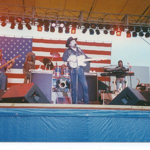 Waylon Jennings concert at Lollapalooza 1996, New York on 10 July 1996
