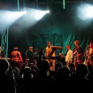 Dele Sosimi Afrobeat Orchestra concert at Charlton Park, Malmesbury on 22 July 2021
