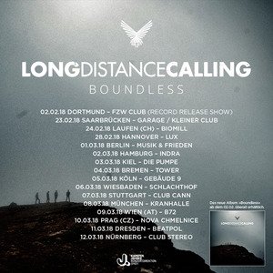 Long Distance Calling concert at Jahrhunderthalle Club, Frankfurt on 05 December 2021