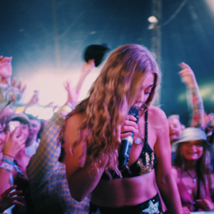 Becky Hill concert at Royal Bath & West Showground, Shepton Mallet on 07 July 2022